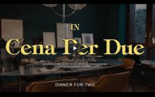The B&B Atoll sofa featured in the short "Cena per Due"